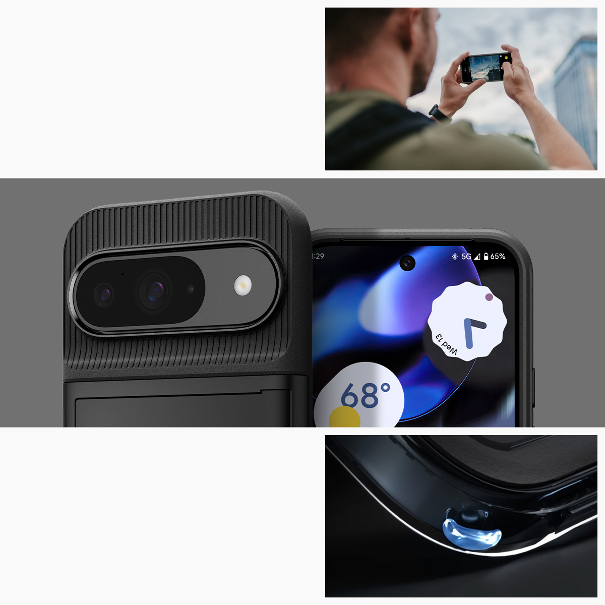 Etui Spigen Slim Armor CS do Google Pixel 9 / 9 Pro, czarne